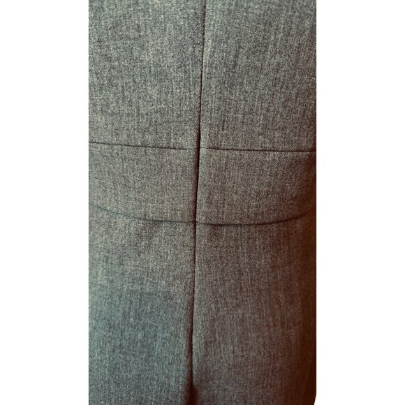 ZARA Womens Gray Short Sleeve Mini Dress With Shoulder Button Detail - Picture 8 of 13